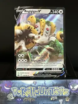 Pokemon Card Regigigas V 113/159 Crown Zenith Ultra Rare L/P - Image 1