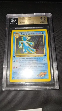 Pokemon TCG Misty's Golduck Gym Challenge Holo Card 12/132 1st Edition BGS 9.5 - Image 1