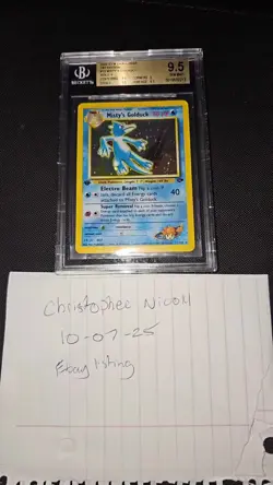Pokemon TCG Misty's Golduck Gym Challenge Holo Card 12/132 1st Edition BGS 9.5 - Image 2