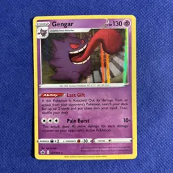 Gengar 057/198 Chilling Reign Holo Rare Pokemon Card - NM (b) - Image 1