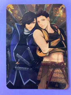 Samurai Warlord Sengokukenran-Choco Card Ieyasu & Masamune Mature Illus Japanese - Image 1