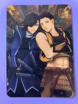 Samurai Warlord Sengokukenran-Choco Card Ieyasu & Masamune Mature Illus Japanese - Image 2