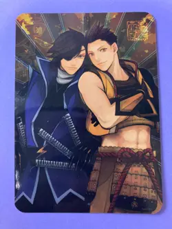 Samurai Warlord Sengokukenran-Choco Card Ieyasu & Masamune Mature Illus Japanese - Image 3