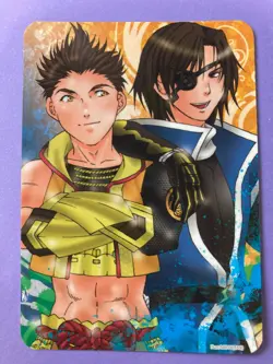 Samurai Warlord Sengokukenran-Choco Card Ieyasu & Masamune Dynamic Art Japanese - Image 1