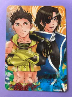 Samurai Warlord Sengokukenran-Choco Card Ieyasu & Masamune Dynamic Art Japanese - Image 2