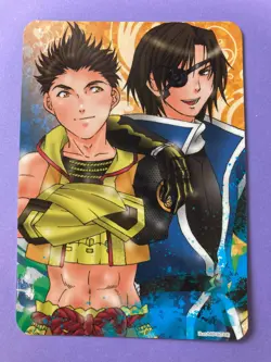 Samurai Warlord Sengokukenran-Choco Card Ieyasu & Masamune Dynamic Art Japanese - Image 3