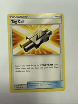 206/236 Tag Call Uncommon: Pokemon Trading Card Game Cosmic Eclipse - Image 1