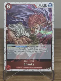 Shanks (Pirate Foil) - P-083 - The Best Vol. 2 - ONE PIECE Card - English - Image 1
