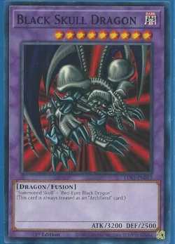 Black Skull Dragon - Common 1st Edition LDS1-EN012 YuGiOh TCG Card - Image 1