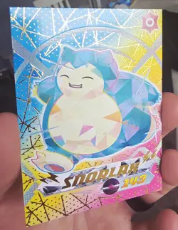 Snorlax Cracked Ice Holo Blue Pokedex Card Limited Edition Flash Box Hit - Image 2