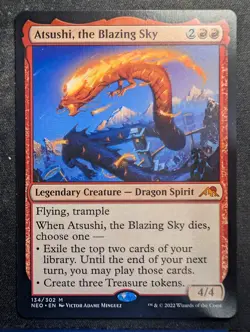 Atsushi, the Blazing Sky - Kamigawa: Neon Dynasty (MTG) - Image 1