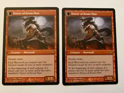 Magic the Gathering MTG - 2x Kruin Outlaw/ Terror of Kruin Pass NM / Unplayed - Image 2