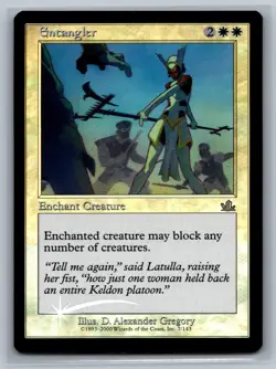 Magic The Gathering Prophecy Entangler #7/143 Foil MTG TCG CCG - Image 1