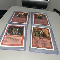 Goblin King X 4, Revised, 7th, Mtg - Image 2