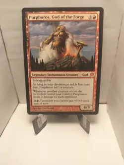 MTG Purphoros, God Of The Forge From Theros Regular Finish NM - Image 1