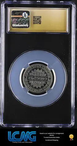 1998 Meiji Battle Coin Ser 1 #SP65 Jolteon CGC PRISTINE 10 Pokemon Thunder Shock - Image 2