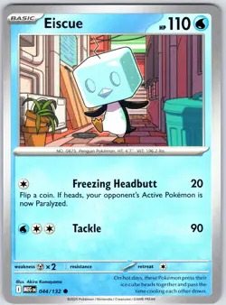 Eiscue 044/132 Near Mint ME01: Mega Evolution Pokemon Shipnow - Image 1