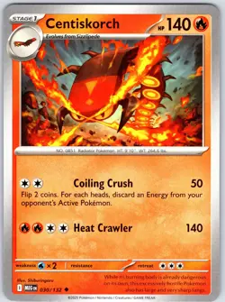 Centiskorch 030/132 Near Mint ME01: Mega Evolution Pokemon Shipnow - Image 1
