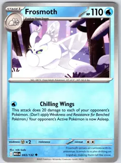 Frosmoth 043/132 Near Mint ME01: Mega Evolution Pokemon Shipnow - Image 1