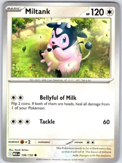 Miltank 106/132 Near Mint ME01: Mega Evolution Pokemon Shipnow - Image 1