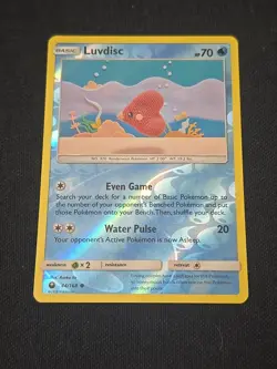 Luvdisc 44/168 Sm-Celestial Storm Reverse Holo Rare Pokemon TCG Light Played - Image 1