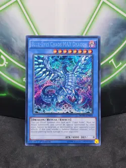 Yugioh Blue-Eyes Chaos MAX Dragon MVP1-ENS04 Secret Rare 1st Edition NM - Image 1