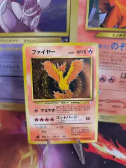 Pokemon Karte Card Lavados Moltres Mysterious Of Fossil Holo Wotc japan Exc-NM - Image 1