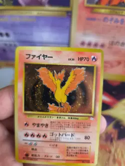 Pokemon Karte Card Lavados Moltres Mysterious Of Fossil Holo Wotc japan Exc-NM - Image 2