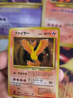 Pokemon Karte Card Lavados Moltres Mysterious Of Fossil Holo Wotc japan Exc-NM - Image 3