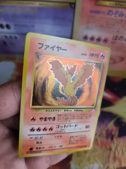 Pokemon Karte Card Lavados Moltres Mysterious Of Fossil Holo Wotc japan Exc-NM - Image 5
