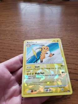 Raichu LV.39 3/17 Reverse Holo Rare LP Pokemon Card - Image 5