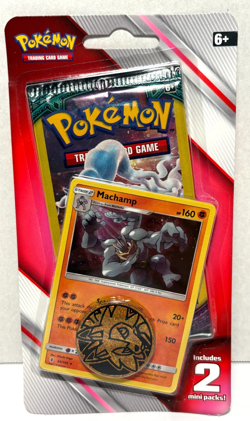 Pokemon Sun & Moon Guardian Rising -2 mini packs(3 card) Blister w/Coin-Sealed - Image 1