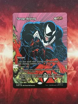 2025 Magic The Gathering Spider-Man Savage Beating M 0026 Venom - Image 1