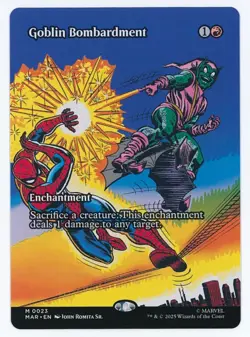 Goblin Bombardment 0023 (Borderless) MTG Magic Marvel's Spider-Man Regular - Image 1