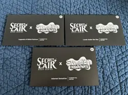Secret Lair Spongebob Squarepants Foil Lot: Internet Sensation, Legends, Lands - Image 1