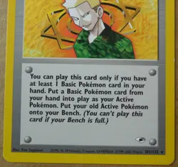 Lt. Surge 101/132 Rare Non-Holo Gym Heroes Set Pokemon Trainer NM/LP - Image 3