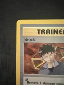 Brock Gym Heroes Trainer Non Holo Rare, Vintage Pokemon TCG Card 98/132 MP - Image 2
