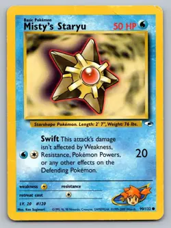 Pokemon TCG Gym Heroes Misty's Staryu #90 - Image 1