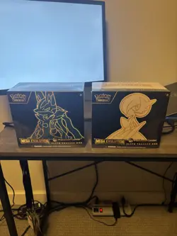 Pokemon TCG Mega Evolution Pokemon Center ETB - Lucario & Gardevoir - Sealed - Image 1