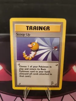 Scoop Up 078/102 Pokemon TCG Base Set 2 Non Holo Rare LP/MP - Image 1