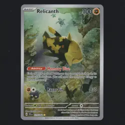Relicanth 173/162 Temporal Forces Illustration Rare Pokemon TCG MINT - Image 1
