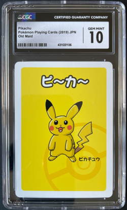 Pokemon 2019 Old Maid Pikachu CGC 10 Gem Mint - Image 1