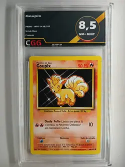 Carte pokemon Goupix (BS 68) Set de base CGG 8,5 FRANCAIS 25350127 - Image 1
