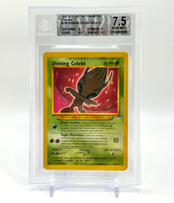 Italian Beckett BGS 7.5 Shining Celebi Neo Destiny 2003 Pokemon Card NEAR MINT - Image 1