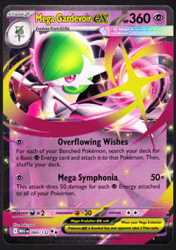 Mega Gardevoir ex 060/132 Mega Evolution Holo 2025 Pokemon TCG Card NM - Image 1