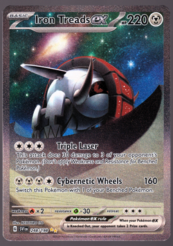 Iron Treads ex 248/198 Scarlet & Violet Base Holo 2023 Pokemon TCG Card NM - Image 1