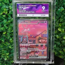 Pokemon TCG Mew EX SVP 053 Ace 9 Black Star Promo Card 2023 - Image 1