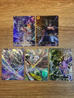 4 Set SP Monkey D. Luffy/Ben Beekman/Shanks/Law/Lilith ONE PIECE CARD JAPANESE - Image 1