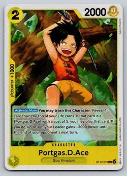 Portgas.D.Ace ST13-010 One Piece FOIL Card - Image 1