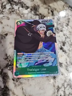 One Piece Card Game English Romance Dawn SR OP01-047 Trafalgar Law - Image 1